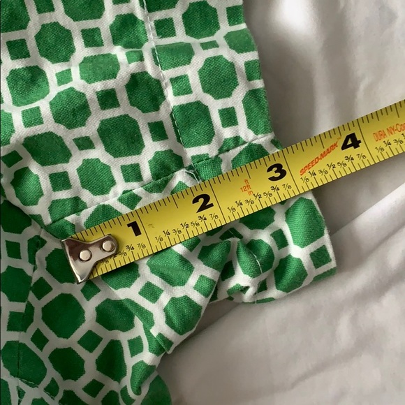 Banana Republic Ryan fit green & white pattern - Picture 7 of 8